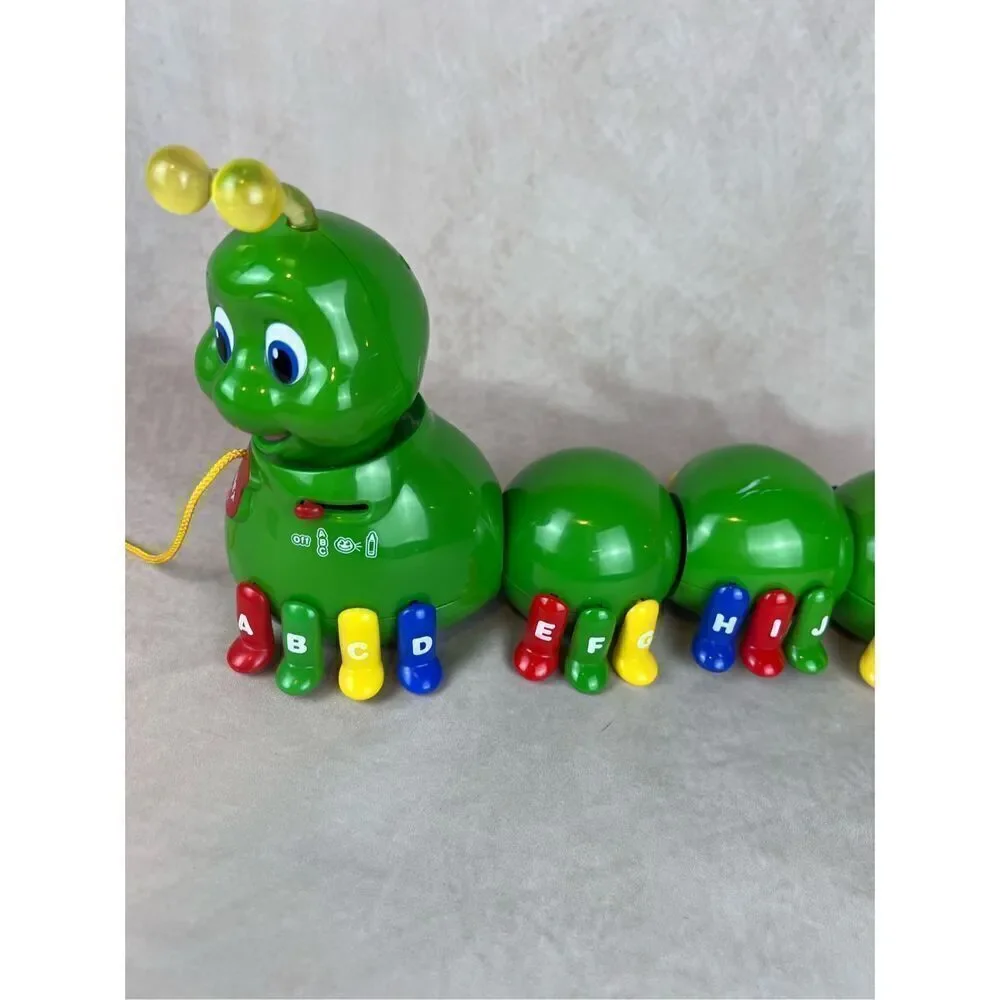 Leap Frog Alphabet Pal 1999 Green Light Letters Colors Letter Sounds Music Pull